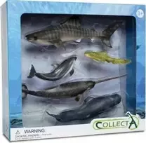 Collecta figūrėlė 5 jūros gyvūnų rinkinys pakuotėje 89671 COLLECTA