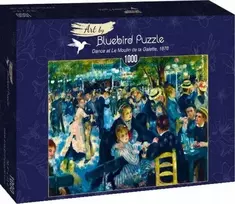Bluebird Puzzle Bluebird Dėlionė 1000 vnt. - Pjeras Ogiustas Renuaras: Šokiai Mulen de la Galet kavinėje