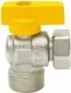 Top-Therm 3/4" kampinis dujų vožtuvas, laisva veržlė / išorinis sriegis, MOP 5