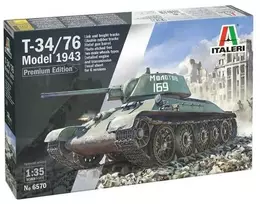 Italeri T-34/76 1943 Early Premium, 1/35 plastikinis surenkamas tanko rinkinys