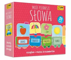 Dėlionė Foksal knyga ir galvosūkis Mano pirmieji žodžiai 20vnt 98589