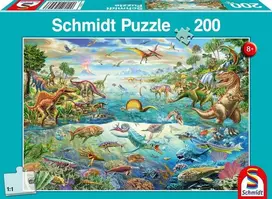Schmidt Spiele Schmidt Dėlionė 200 vnt. - Dinozaurų pasaulis