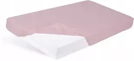 Drėgmei atspari vaikiška bambukinė paklodė Matex 140x70, rožinė