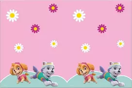 Globos Europe Bv PROCOS Psi Sye ir Everest gimtadienio stalties- 120 x 180 cm - 1 pc. universalus