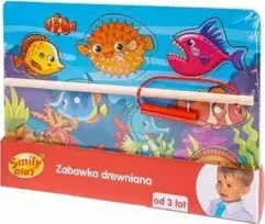 Dėlionė SMILY PLAY SPW83609 Medinis žaislas Žuvis