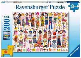 Ravensburger Dėlionė 200 vnt. - Gėlės ir draugai