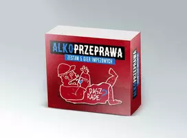 „Grammi Gry-alkoprzeprawa 5in1“ – penkių vakarėlių žaidimų kompleksas