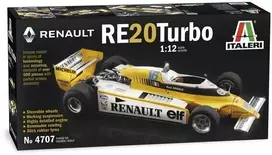 Italeri Renault RE20 Turbo F1, 1:12 surenkamas modelis (4707)