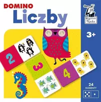 Dėlionė Kapitan Nauka Captain Nauka Domino NUMBERS educational game GR0516