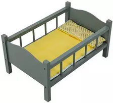 Barrutoys medinė lėlių lova | Lėlėms iki 40 cm | Lėlių lovelė