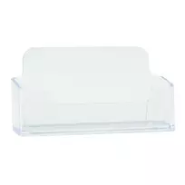 BNTOFFICE Vizitinių kortelių dėklas BNT 48 x 96 x 27 mm, skaidrus