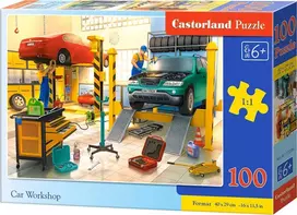 Castorland Dėlionė 100 vnt. - Automobilių dirbtuvės