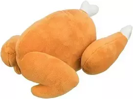 Trixie Vištienos kepsnys, žaislas, šuniui, pliušinis, 26 cm, su garsu
