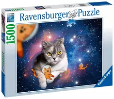 Ravensburger Dėlionė 1500 vnt. - Katė kosmose