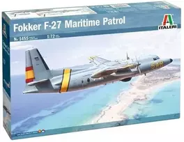 Italeri Fokker F-27 Maritime Patrol 1/72 surenkamas modelis