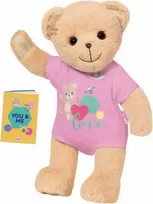 Zapf BABY BORN Pliušinis rožinis meškutis, 43 cm