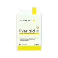 Maisto papildas Herbavel Liver Support Formula, 60 kapsulių