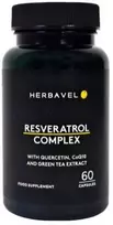 Maisto papildas Herbavel Resveratrol Complex, 60 kapsulių