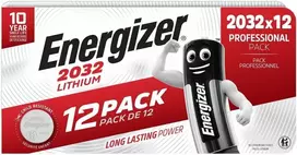 Baterija - Energizer CR2032 3V Ličio Monetų Elementas, 12 Vnt.