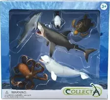 Collecta figūrėlė Jūros gyvūnai 6 vnt. 89868 COLLECTA