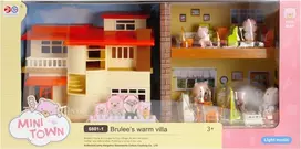 Mega Creative mini miestelis - kotedžas su reikmenimis (482308)