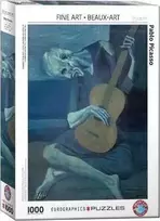 Dėlionė Eurographics Pablo Picasso - Senasis gitaristas 1000 vnt.