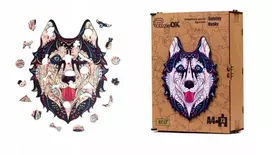 PuzzleOK Medinė dėlionė 73 vnt. - Sibiro haskis
