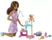 Lėlė Barbie su kačiukų nameliu Kitty Condo HHB70