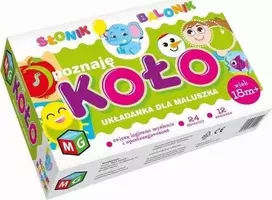 Stalo žaidimas pažinimo ratas su drambliuku Multigra