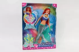 Simba Toys Steffi Love undinėlė su šviečiančiu vaivorykštės peleku