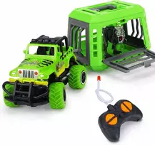 Cooler Stuff Džipas su dinozauru priekaboje valdomas pultu1:25