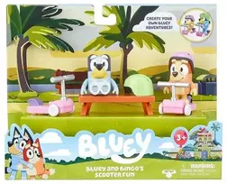 TM Toys Figūrėlių rinkinys Bluey su paspirtukais ir šuniukais
