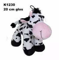 Sun-Day pliušinė karvė su balsu 20 cm stovi