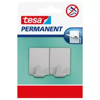 Tesa Haczyki Stacionarūs kabliukai, 2 vnt. "L", kvadratiniai, metaliniai