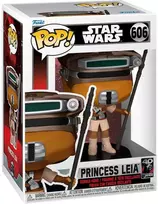FUNKO POP! Vinilinė figūrėlė: Žvaigždžių karai - Princesė Leia, 10 cm