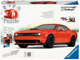 Ravensburger 3D Dėlionė 165 vnt. - Dodge Challenger Scat Pack automobilis