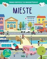 KNYGA Mieste. Smagi knygelė su magnetukais