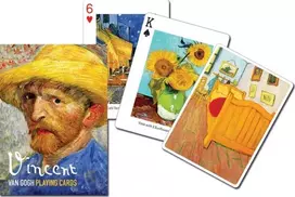 PIATNIK Žaidimo kortos „Vincentas Van Gogas“