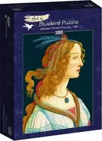 Bluebird Puzzle Bluebird Dėlionė 1000 vnt. - Sandro Botticelli: Jaunos moters portretas, 1480 m.