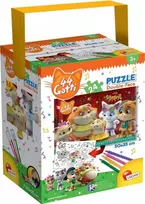 Dėlionė Lisciani Puzzle su rankena mini 24 44 Katės