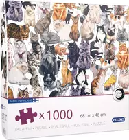 Peliko dėlionė 1000 vnt. - Katės