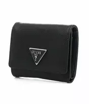 Guess, Cordelia, Tekstilinė piniginė, SLG kortelė, SWEYG839544, Juodas, Moterims