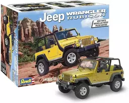 Revell Jeep Wrangler Rubicon 1:25 surenkamas plastikinis modelis
