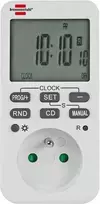 Ecost prekė po grąžinimo BrennenStuhl 1506321 Comfortline Weekly Timer Baltas (skaitmeninis programuo (Atnaujinta)