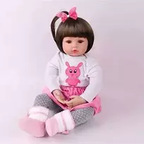 Ecost prekė po grąžinimo Anyee 60 cm Reborn Baby Girl gyvas rankų darbo minkštas silikoninis vinilo (Atnaujinta)