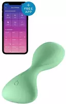 Satisfyer Trendsetter App-Controlled Vibrating Anal Plug, Silicone, Juodas