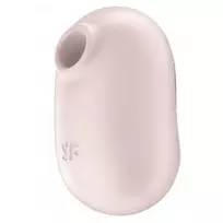Satisfyer Pro To Go 2 Dual Air Pulse Vibrator, Compact, Atsparus vandeniui, Juodas