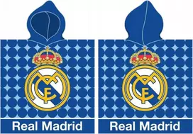 Univex Bis Real Madrid pončo rankšluostis su gobtuvu 55 x 110 cm