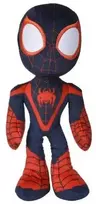 Mattel Marvel talismanas Spiderman Miles Morales pliušinis žaislas 25 cm su švytinčiomis tamsoje akimis