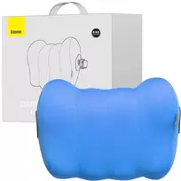 Šilkinė automobilio galvos atrama pagalvė Baseus ComfortRide serija (mėlyna)